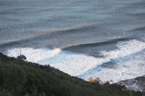 Elevated view of calm waves - Australian Stock Image