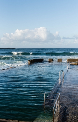 Empty ocean pool - Australian Stock Image