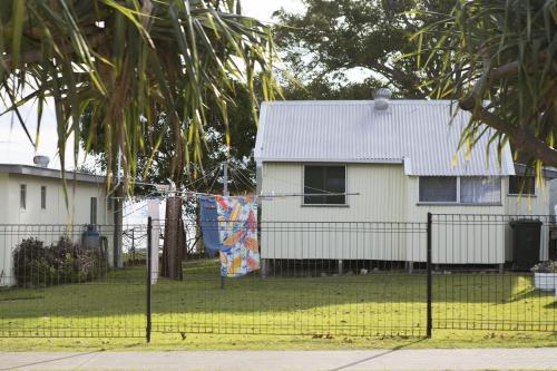 Everyday house by the sea - Australian Stock Image