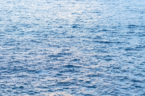Expanse of blue ocean water
