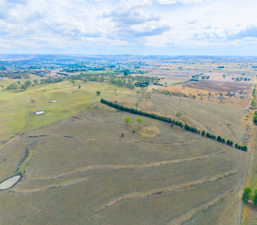 Farm near Glen Innes, New South Wales - Australian Stock Image
