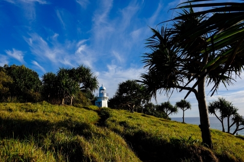 Fingal Head Lighthouse - Australian Stock Image