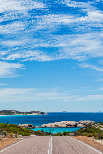 First sighting of Twilight Cove Esperance Western Australia - Australian Stock Image