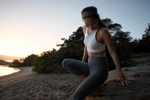 Fitness Morning Exercise - Australian Stock Image