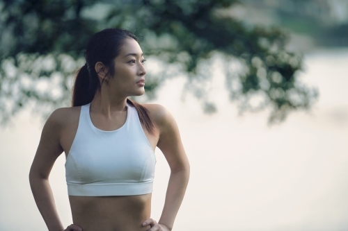 Fitness Morning Exercise - Australian Stock Image