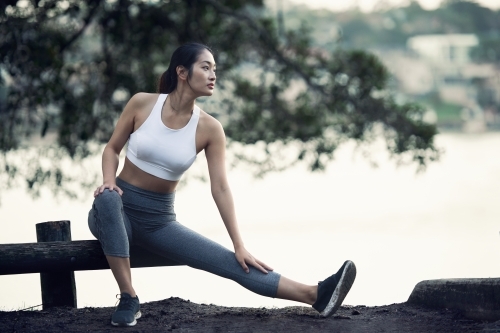 Fitness Morning Exercise - Australian Stock Image