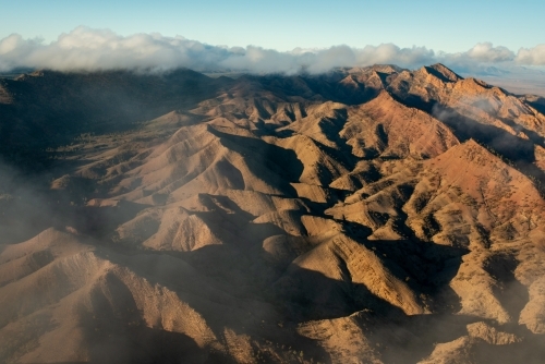 Flinders Ranges from air - Australian Stock Image