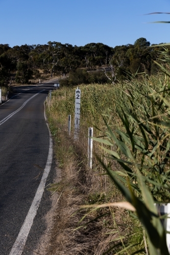Flood Crossing in Regional South Australia - Australian Stock Image