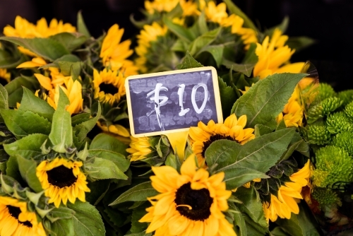flowers for sale - Australian Stock Image