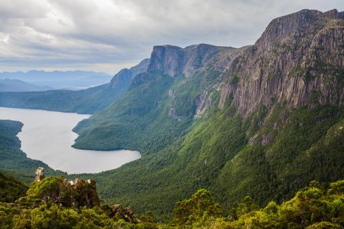 Frances Bluff and Lake Judd - Australian Stock Image