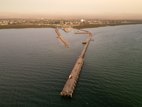 Franklin Harbour jetty - Australian Stock Image