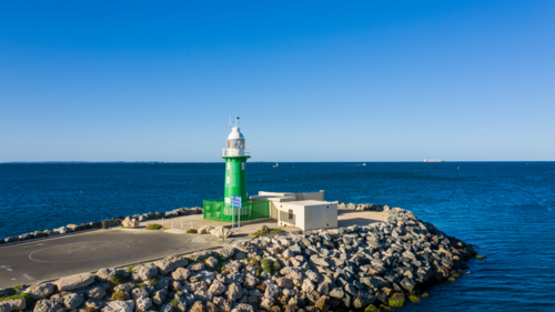 Fremantle Lighthouse - Australian Stock Image