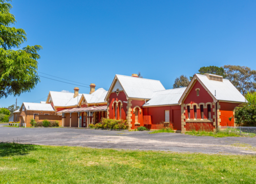 Glen Innes Railway Station in northern NSW - Australian Stock Image
