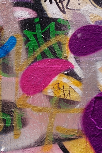Graffiti in Melbourne Laneway - Australian Stock Image