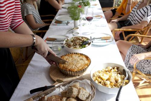 Group of women having lunch - Australian Stock Image