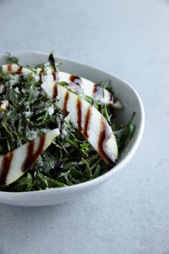 Haloumi cheese salad - Australian Stock Image