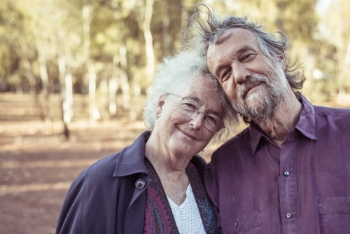 Happy elderly couple - Australian Stock Image