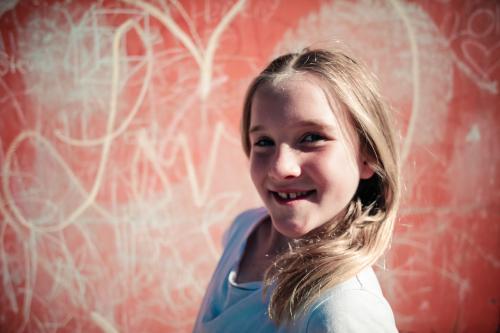 Happy girl - Australian Stock Image