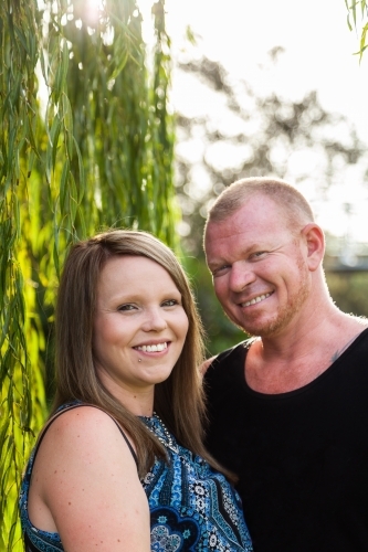 Happy smiling couple portrait - Australian Stock Image