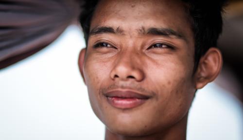 Happy Vietnamese man - Australian Stock Image