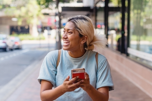 happy woman - Australian Stock Image