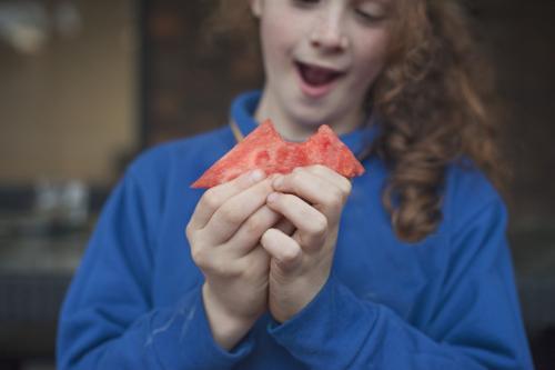 Healthy after school fruit snack