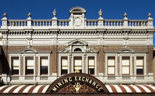 Heritage building in old gold mining city - Australian Stock Image