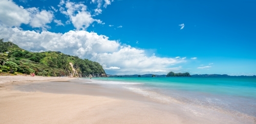 Hidden white sand beach paradise - Australian Stock Image