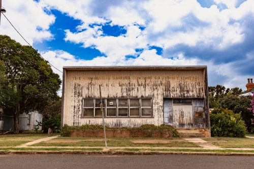 Historic bank in rural town of Cassilis in the NSW Hunter Region - Australian Stock Image