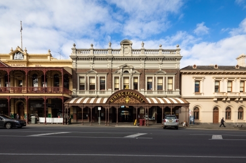 Historic Building Mining Exchange - Australian Stock Image