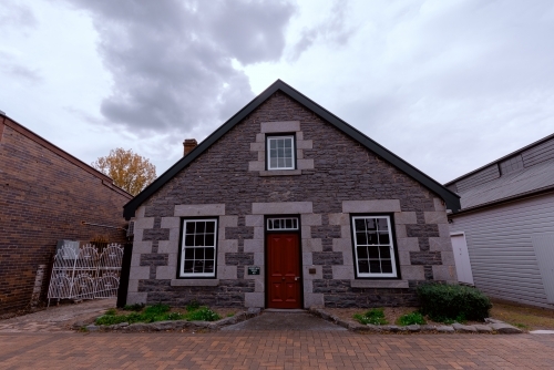 Historic buildings in Uralla in the NSW Northern Tablelands - Australian Stock Image