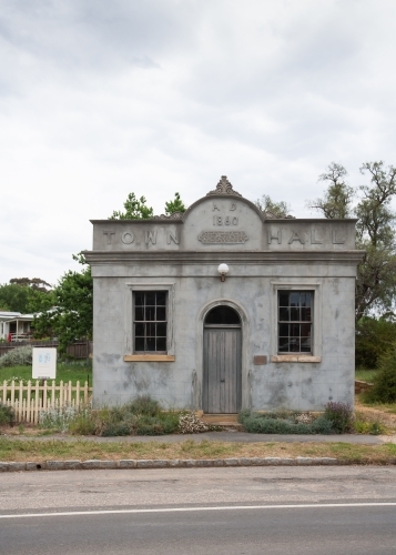 historic town hall in a regional town - Australian Stock Image