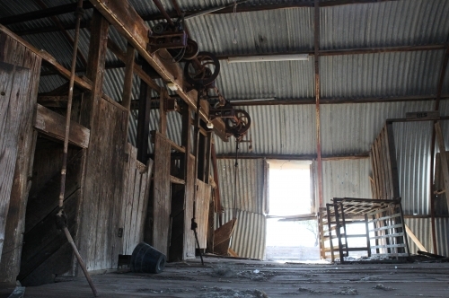 Historic woolshed - Australian Stock Image