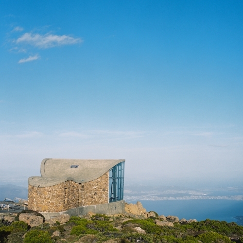 Hobart Lookout - Australian Stock Image