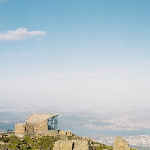 Hobart Lookout - Australian Stock Image
