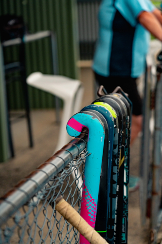 Hockey sticks - Australian Stock Image