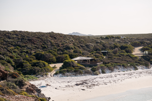 Holiday time at the beach in remote Australia - Australian Stock Image