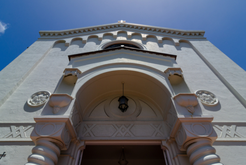 Holy Trinity Church in Mackay - Australian Stock Image