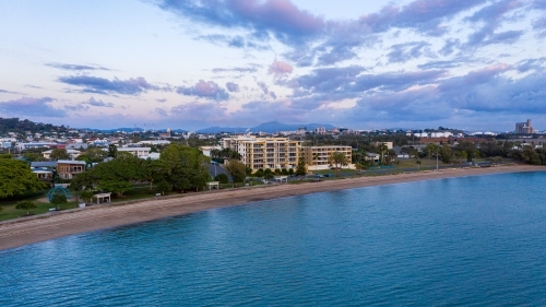 Horizontal shot of a town at bay point area - Australian Stock Image