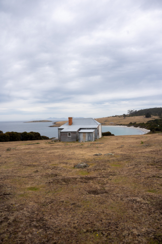 House on Maria Island - Australian Stock Image