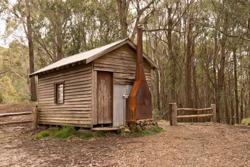 Howqua Gap Hut - Australian Stock Image