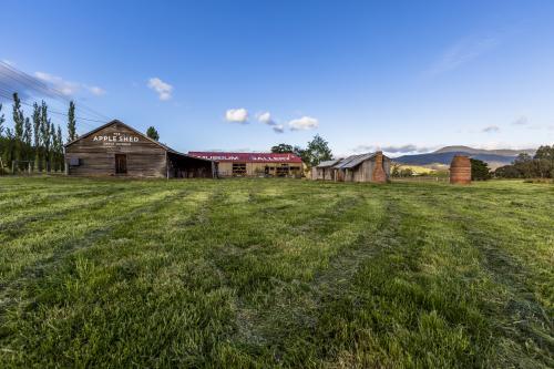 Huon Valley Apples Shed and Museum - Australian Stock Image