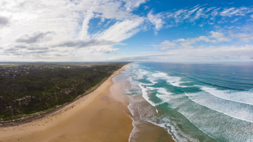 Iconic Bass Coast in near Venus Bay in Victoria, Australia - Australian Stock Image