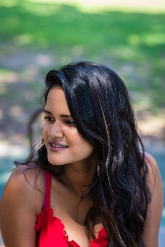 indian woman - Australian Stock Image