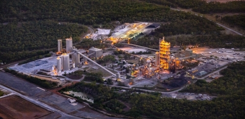 Industrial site in Gladstone, Queensland - Australian Stock Image