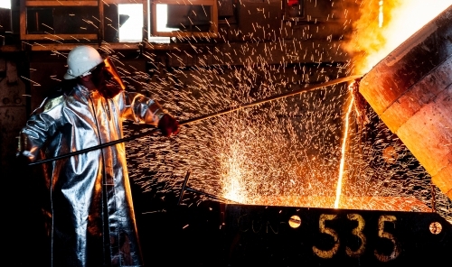 Industry Steelworks - Australian Stock Image