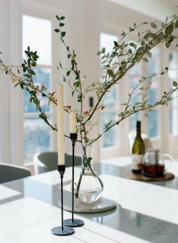 Interior Decorating on Sundrenched House - Australian Stock Image