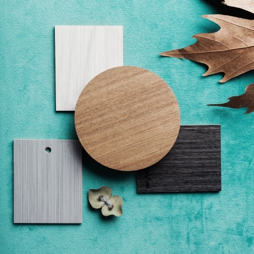 Interior design mood board colour scheme - Australian Stock Image