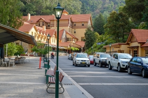 Jenolan Caves house and surrounds - Australian Stock Image