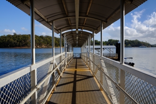 Jetty at Karragarra Island - Australian Stock Image